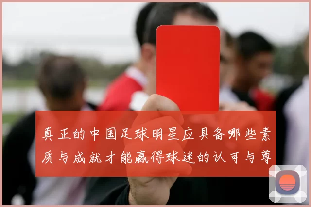 真正的中国足球明星应具备哪些素质与成就才能赢得球迷的认可与尊重